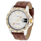  top Korea Brand Julius leather luxury Wrist Watch,black Waterproof, high Quality, Man sports Watch, JAH-007