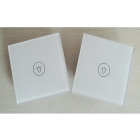 Free shipping, AC110V-240V, Intermediate  switches 1 way with LED indicator, Crystal appearance double control switches 