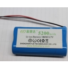 18650 li-ion battery pack 11.1V 2600mAh