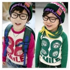 In the spring of 2013 the new children's clothing alphanumeric  boys long sleeve T-shirt  Free shipping  012