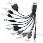 Universal data cable charger adapter USB multifunction phone charging data cable 10-one adapter cable