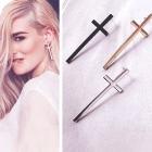Min.order is $10 (mix order) NEW!11A20 3colors Fashion Lovely  cross earrings wholesale !Free shipping!