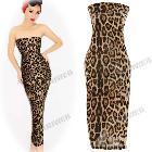 Casual Fashion Women Sexy Pattern Bra-Top over-hips Slim Fitting Milk silk Leopard Dress free shipping 