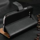 Genuine Leather Wallet Stand Design Case for   S3 i9300 SIII Flip Book With Card Holders + 2 Style Black, Drop Ship
