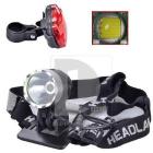 1800 Lumens CREE XML XM-L  LED Bicycle Lamp bike HeadLight Headlamp+Tail Light Free Shipping