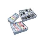 3 pieces a set,foldable box /Bamboo Charcoal fibre Storage Box <7f310460d57a17c819816dc920dbb5>,underwear,necktie,socks~free shipping#8650
