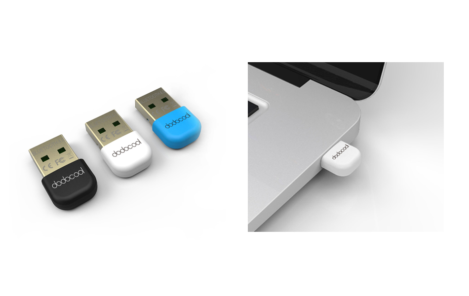 dodocool Mini USB Bluetooth 4.0 Adapter Wireless Dongle ...