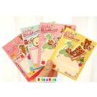 New cute cartoon bear styles Notepad / Memo pad / Paper sticky note / message post / Wholesale