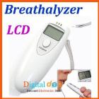 White Digital LCD Breathalyzer Alcohol Analyzer Breath Tester Free Shipping!!