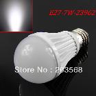 Hot Sale!! E27 LED Bulb Lamp Globe Light Bulb Pure White 7W 100-240V+Free Shipping