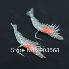 2pcs 58mm 3g Soft Silicone Prawn Shrimp Fishing Lure Hook Bait+Free Shipping