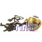 wholesale  Gold Case Pocket Watch Mechanical Pendant Chain
