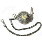 2010 Bronze Jewelry Mechanical Men's/Lady Pocket Watch Gift freeship good