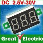 5PC/Lot DC 2.5V-30V Red Optional Digital Voltage Panel Meter Voltmeter Free Shipping #AV001