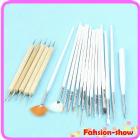 20pcs Nail Art Design Painting Dotting Pen Brushes Tool Kit Set Beauty Salon Free Shipping