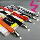 Free shipping!! Wholesale 10pcs fashion  boys suspender <7f310460d57a17c819816dc920dbb5> trousers braces straps  accessories mix 5 colors