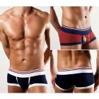 S,M,L,XL Men's Sexy Boxer Briefs Cotton Skinny Underwear Underpants low waisted