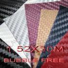 Retail 1.52*1M bubble free 3D  fiber vinyl car wrap -- 14 color option Freeshipping car sticker