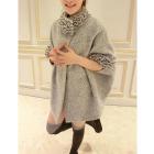 New Winter Fashion Lady Petal collar Casual Loose Coat D4