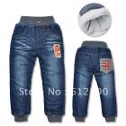 Wholesale SL1304 5pcs/lot brand thick cashmere  jeans kids pants children trousers