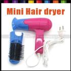 Mini Electric Traveller Portable Authentic Folding Compact Dryer Hair 500 Watts 2 in 1 Hairdryer AC 220V #2266