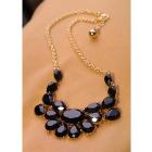 2013 fashion jewelry Hot sale luxury imitate gem women's short design necklace 3 color can choose 9 pcs/lot