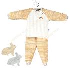 New Toddler Winter thermal underwear clothing sets Warm Top + Bottom Long Johns Grey / Yellow S11058