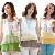 2013 New Fashion Korean Women's Multi-layered Sleeveless Chiffon Shirt 3 Colours # L0341074