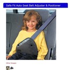 Safe fit thickening car safety belt adjust device child safety belt protector seat belt positioner 2-14years