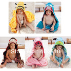  Latest five-color animal model pure cotton towel bath bathrobes towel wrap pajamas hug free shipping LZ-O0031