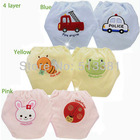 2pcs/lot 4 Layers Waterproof Diapers Boy Shorts Girl Underwear Infant Training Pants Cloth Nappies #005