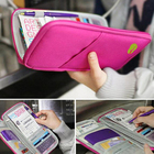 5 Colors Zipper Passport Cover,Multifuctional Passport Holder For women Travel Accessories Passport Packing Organizer