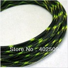 2014 best quality On sale diameter of 6mm 10m/lot UV Yellow+black USB Cable cover shielding pet braided sleeve for 6~8mm hose