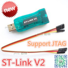 Free Shipping~1SET -Link V2 for STM8S STM8L STM32 Cortex-M0 Cortex-M3 SWIM JTAG SWD interface Programmer factory direct sale
