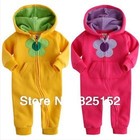 Cute Infant Fragrance Flower Girl Boy Spring Autumn hooded Bodysuit Grow Long Sleeve Bodysuits Jumpsuit Outwear clothes