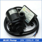 5-24V Wide Voltage DC Water Pump 50E-24150S, 1pcs 1200LPH 15M High Lift, Magnetic Driven, for Hot Water, Submersible