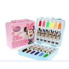 1set/lot 12colors mickey watercolor pen with stamps kids watercolor pens cartoon Graffiti paintbrush Drawing tools for Gift