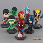 Marvel The Avengers Superheroes Captain American Hulk X-men Spiderman Mini PVC Action Figure Toys Dolls 8pcs/set HRFG030
