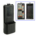 3800mAh 6xAA Battery Case Shell Black For Portable Radio Two Way Transceiver Walkie Talkie Baofeng UV-5R UV-5RE Plus TYT TH-F8