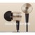  Gold Silver Crystal Pink XIAOMI Piston II Headphone Headset earphone With Remote& Mic for XIAOMI M3,M2S,Hongmi Phone