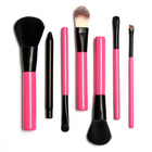 2014 Hot Professional Goat Hair 7Pcs Makeup Brush Set Tools Cosmetic Make Up Brush Set
