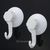 1 Set Plastic Removable Suction Cup Sucker Wall Window Bathroom Kitchen Hanger Hooks 95225