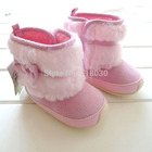 Autumn winter 2014 Hot shoes kids Warm snow boots Rubber bottom prewalker first walkers Cotton-padded shoes 8883B