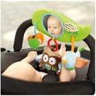 Free Shipping -Fashion infant child mirror plush doll educational toys owl lathe hang stroller accessories