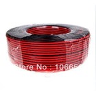 200m/lot red black 2 pins wire cable for led strip single color extend cable line wire free DHL