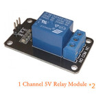 A Lot of 2pcs 5V 1 Relay Module Board Shield for PIC AVR DSP ARM MCU Arduino