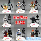 16pcs/lot*8pcs star wars minifigure and 8pcs Alienwares*Free Shipping*gift*Clone trooper,Admlral Ackbar,Sith trooper,Han 