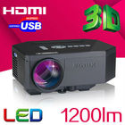 Home Theater 3D Cinema 1200lumens 1080P HD HDMI USB Digital Multimedia LCD LED Mini Projector Proyector Beamer Projetor