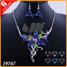 Romantic 2013 Enemal Jewelry Sets with Acrylic Flower Necklace Earrings Set Wholesale Free Shipping 19767