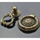 Unicellular green bronze handle/European archaize handle/drawer chest cupboard door handle